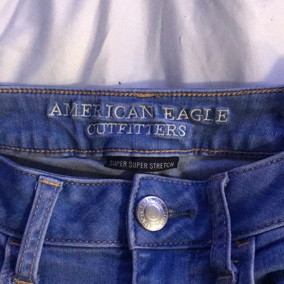 American eagle light wash skinny jeans size 2 - Picture 4 of 5
